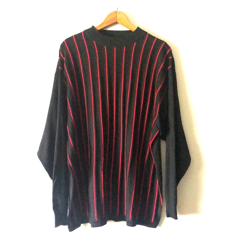 Vintage Ginelli long sleeve crewneck sweater silk